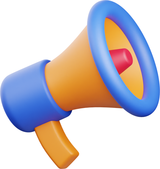 Megaphone 3D Icon